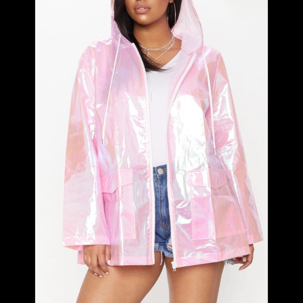 Pink Holographic Rain Mac